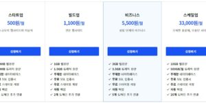 카페24 요금제
